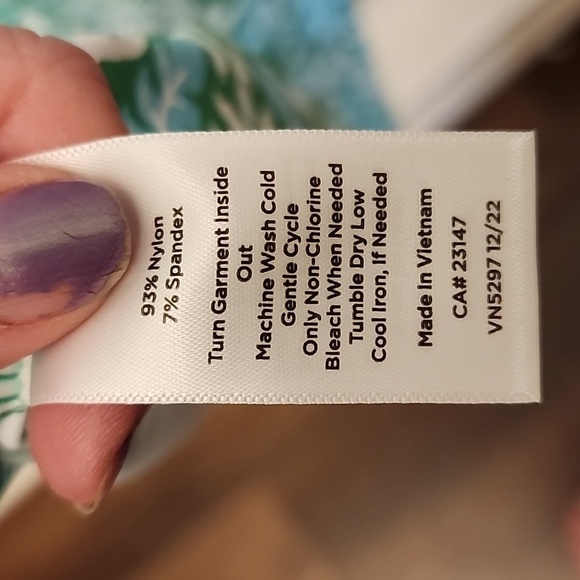 Talbots Effortless Jersey Shift Dress - Royal Medallion Sz Medium - Picture 7 of 7